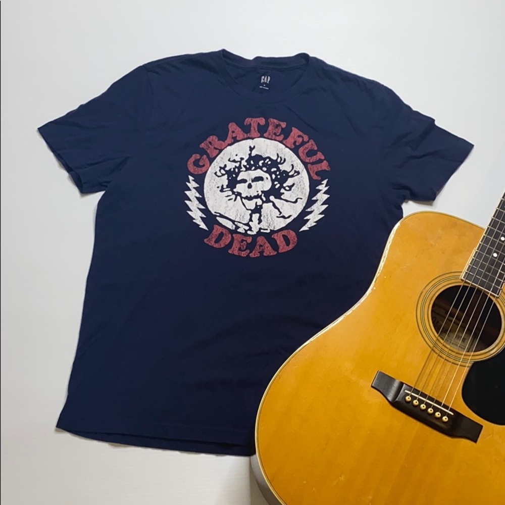 Gap Grateful Dead Navy Blue cotton tee shirt